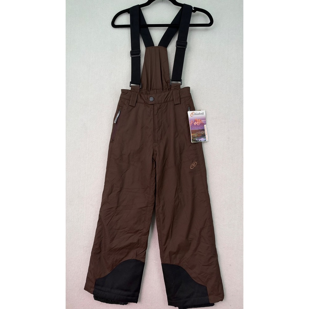 NWT Cloudveil Girls 10 Beartooth Ski Snow Bib Pants Insulated Suspenders 0490